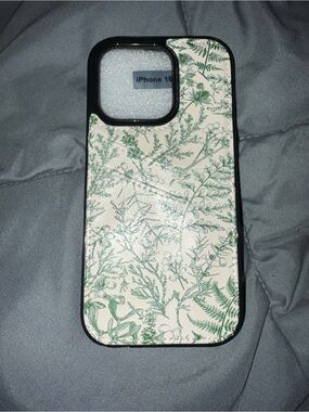 NEW floral Green Fern Pattern iPhone 16 Case - Protective Slim Cover